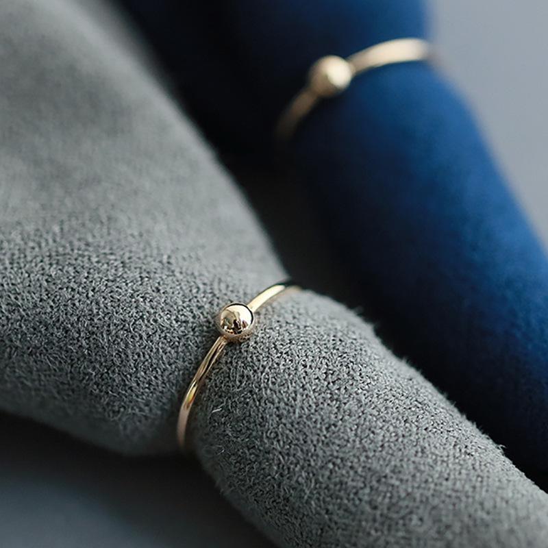 Стильное белое корейское разомкнутое кольцо из серебра 925 пробы - женское легкое роскошное составное кольцо на мизинец