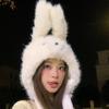 Windproof Movable Puppy Ears Hat Kawaii Warm Cap Fluffy Lei Feng Hat  Apparel Accessories