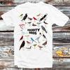 Футболка из 100% хлопка 230 г/м² British Priority Birds Винтаж Ретро Крутой Подарок Мужская Женская Унисекс Мультяшная Аниме Топ Футболка B752