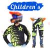 Motocross Gear Set for Kids 20 22 24 26 28 Racing Suit MX MOTO Jersey & Pant Kits Youth Children Boy Girl Motorcycle BMX Off-road Bicycle Combo