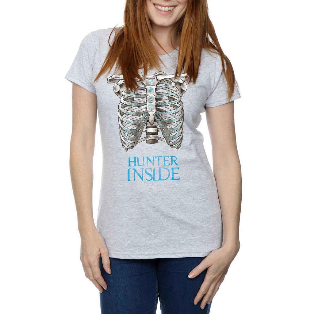 Supernatural Womens/Ladies Hunter Inside Cotton T-Shirt