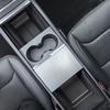DQMN8 For Tesla Model Y Juniper 2025 Model 3 Highland Center Console Armrest Hidden Storage Box Cup Holder Car Organizer Accessories