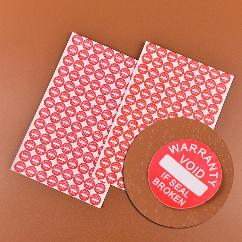 208шт 10 мм гарантия хрупкая печать этикетка наклейка универсальная гарантированная наклейка пустоты