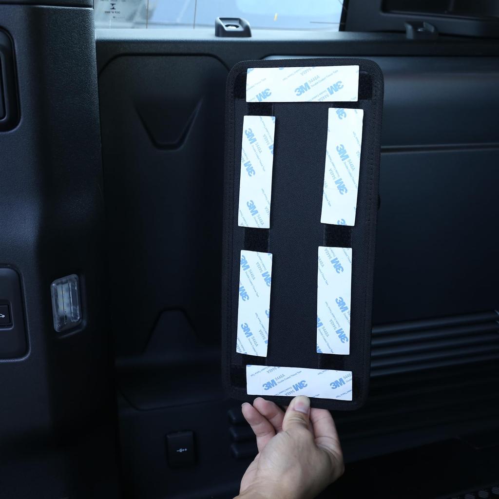 Боковая сетка для хранения в багажнике Sauicemy для Land Rover Defender 90 110 Черная полиэфирная лента Аксессуары для легковых автомобилей 2020-2023 - -