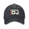 Желто-красные Джинсовые Бейсболки Pioneer Dj Pro Унисекс Ретро Стиль Стиранные Кепки для Унисекс Ковбойских Активностей Шляпы Кемпинг Кепка с Козырьком