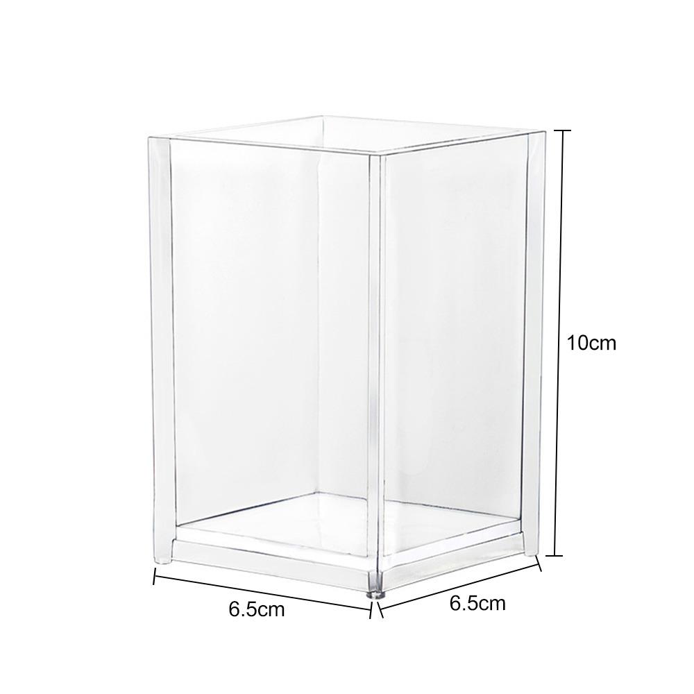 Прозрачная косметическая акриловая кисть для макияжа, ящик для хранения инструментов, чехол для кистей для макияжа, настольный органайзер, инструмент для макияжа