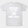Футболка женская Fishing Is The Reel Deal Harajuku Print Kawaii футболка летняя женская футболка с коротким рукавом топ