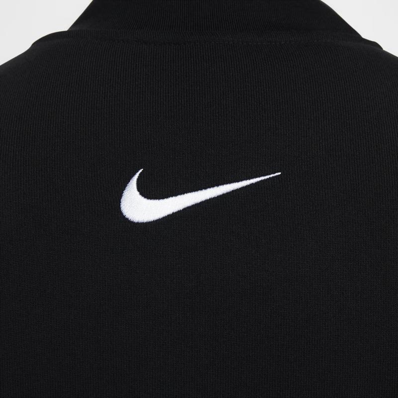 Nike Спортивная флисовая куртка в стиле varsity темно-серая IB8766-021