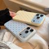 Чехол для телефона Dopamine Polka Dot Apple 17 Pro, Защита от падения для iPhone 16, 15 Персонализированный Color Blocking, 14 Мягкий, 13 Совместимый чехол для телефона Apple