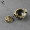 Vintage Design Tibetan Style Mini Copper Retro Bronze Incense Burner Censer Metal Craft Home Decor Buddhist Living Room Supplies