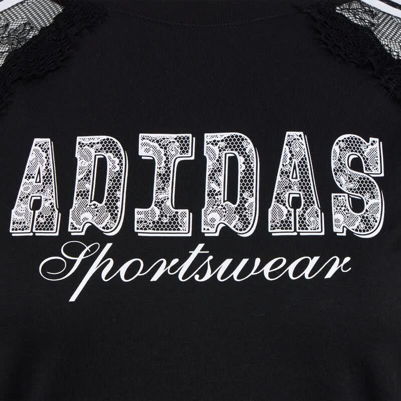 adidas Женская спортивная футболка DCE с сетчатыми вставками, с длинным рукавом