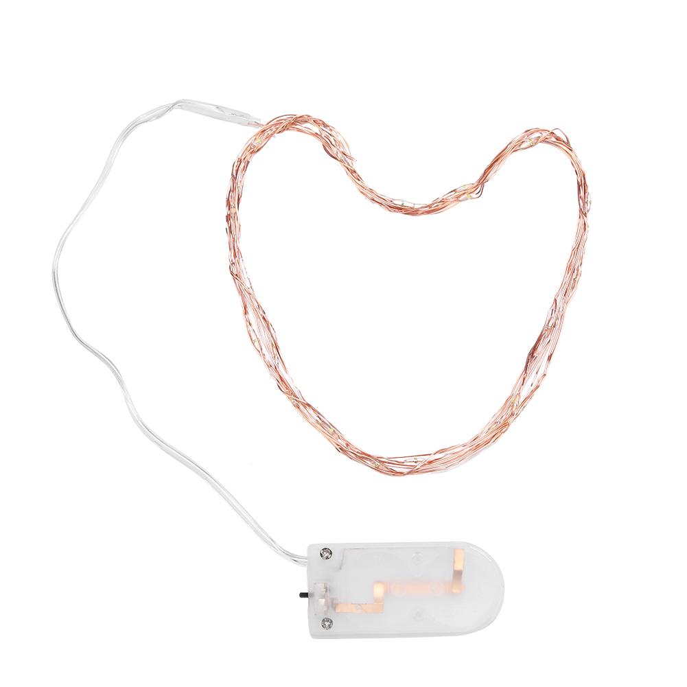 5m 50LED Fairy Lights Copper Wire String for Christmas Festival Indoor Decoration