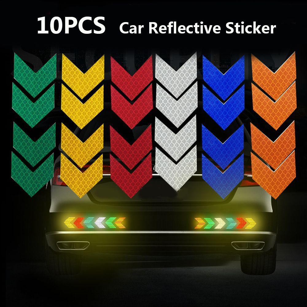Arrow Decal Reflector Auto Body Reflective Sticker Exterior Accessories Car Accessories Car Sticker