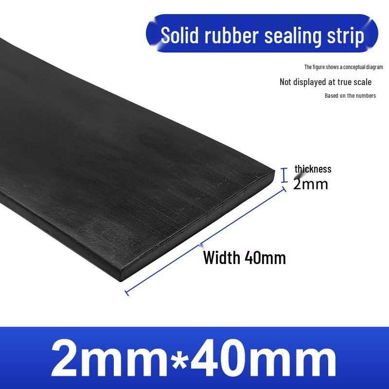 Nitrile Rubber Strip: Oil & Pressure-Resistant Shock Absorbing Glass Pad for Sealing & Joint Support