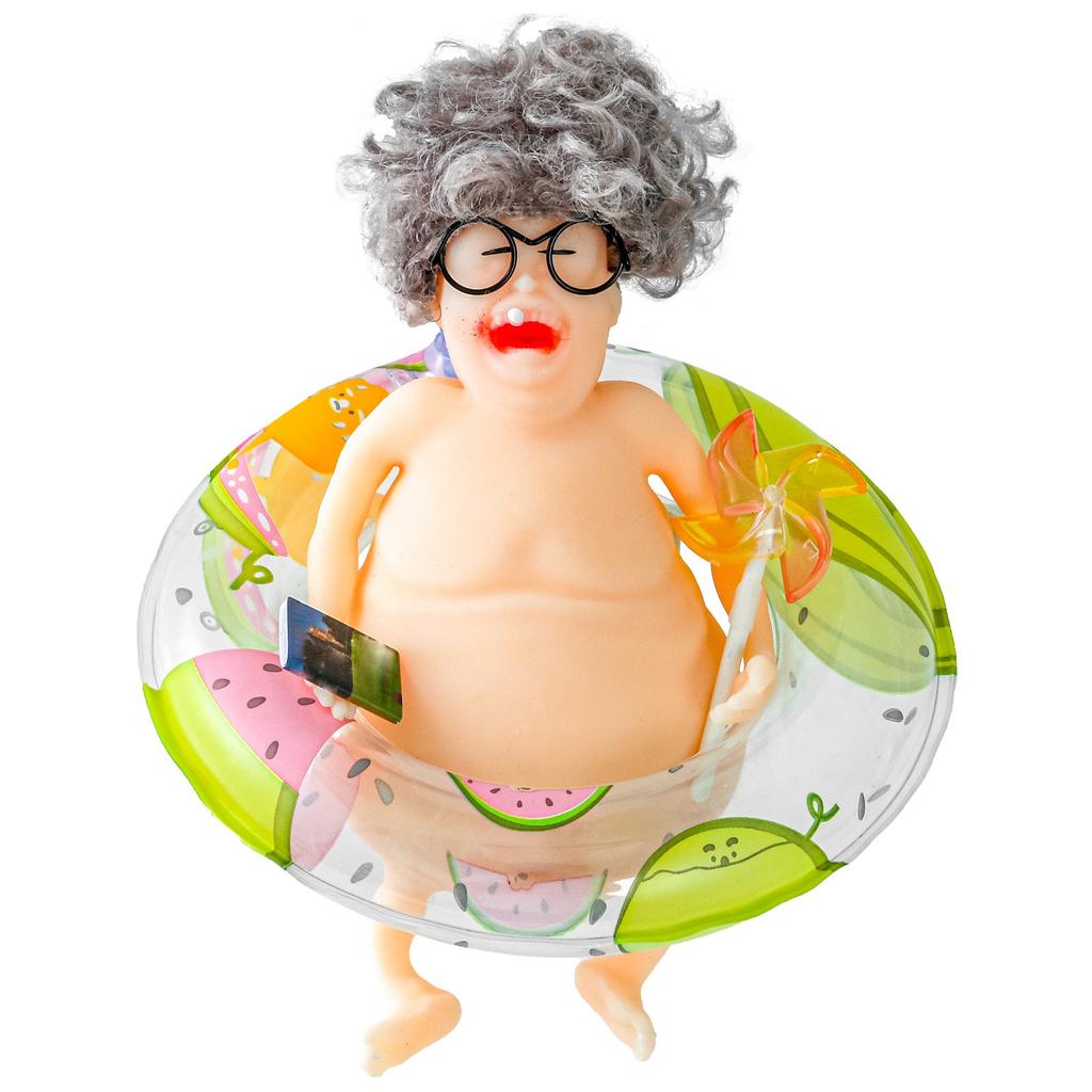 Bald Head Pinch Music New Unique Diy Weird Ornaments Fun Doll Decompression Toys