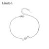 Линдон циркон браслет ювелирные изделия геометрические бусины браслеты-цепочки модный тонкий свадебный подарок для подруги женщин