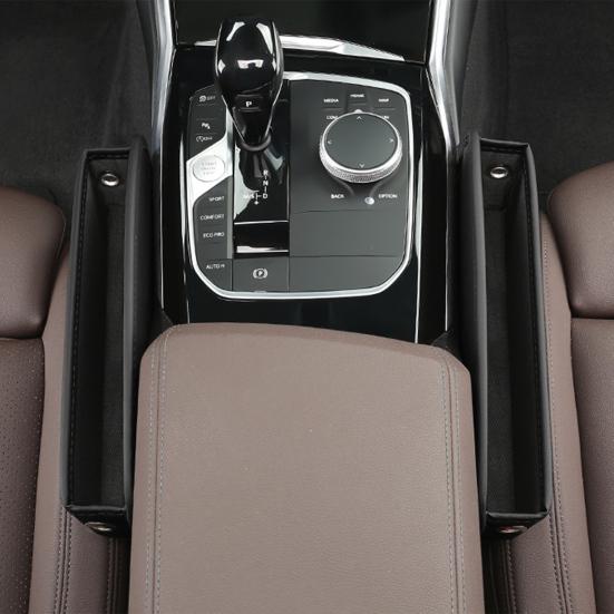 Ящик для хранения автомобильного сиденья с отверстием для кабеля, большой емкости, износостойкий органайзер на центральной консоли, аксессуары для салона автомобиля