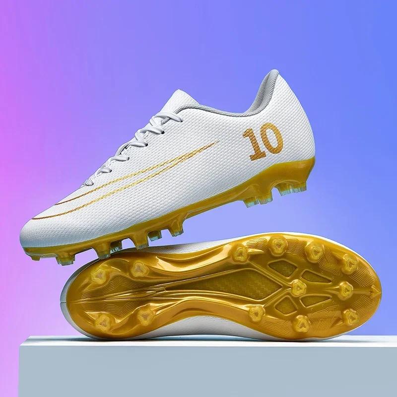 Мужские взрослые сверхлегкие футбольные бутсы Детские бутсы для тренировок TF/FG Уличная спортивная обувь Футзал Профессиональные Высококачественные Матчевые