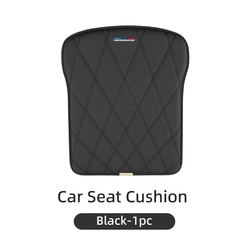 LMHKH1 2026 Car Sticker Leather Car Seat Cover Car Front Seat Cushion Anti Slip Auto Chair Protector Cover For BMW E46 E90 E60 F30 F10
