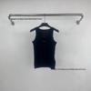 Miu Women's Embroidered Letter Vest - Summer 2026 Slim Fit, Versatile, Trendy Jacquard Innerwear