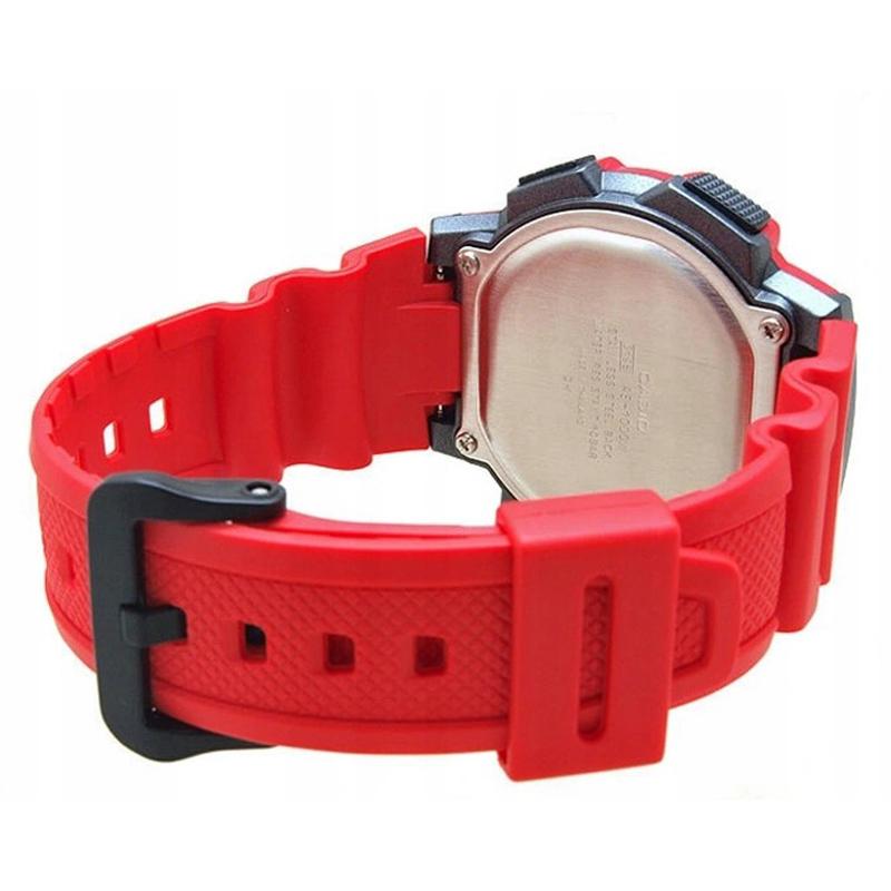 Casio Серия YOUTH - Цифровой дисплей на диске Модный тренд Спортивные Водонепроницаемые Механизм Shi Ying Ремешок из смолы Японские и корейские часы Мужские;s AE-1000W-4A