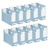 KOKUYO Коробка для файлов Inter Gray E Type Storage Ширина 94 мм A4 Синий Набор из 10 A4-LFE-BX10