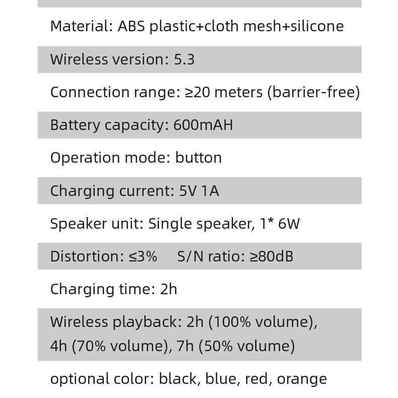 Rockmia EBS-313 Мини Портативный Магнитный Динамик BT5.3 Беспроводной Bluetooth Динамик Стерео Музыкальная Шкатулка Для Улицы Водонепроницаемый IPX6 Тканевая Сетка Силиконовая Ручка