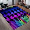 Gojo Satoru Home Sofa Decoration for Living Room & Bedroom, Non‑Slip Play Flannel Floor Mat for Game Room