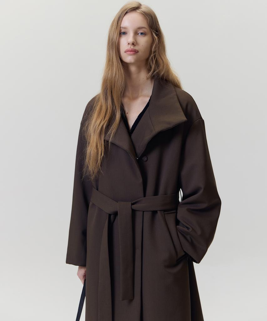 Hae By Haekim [Atelier] Belted Padded Coat_Brown