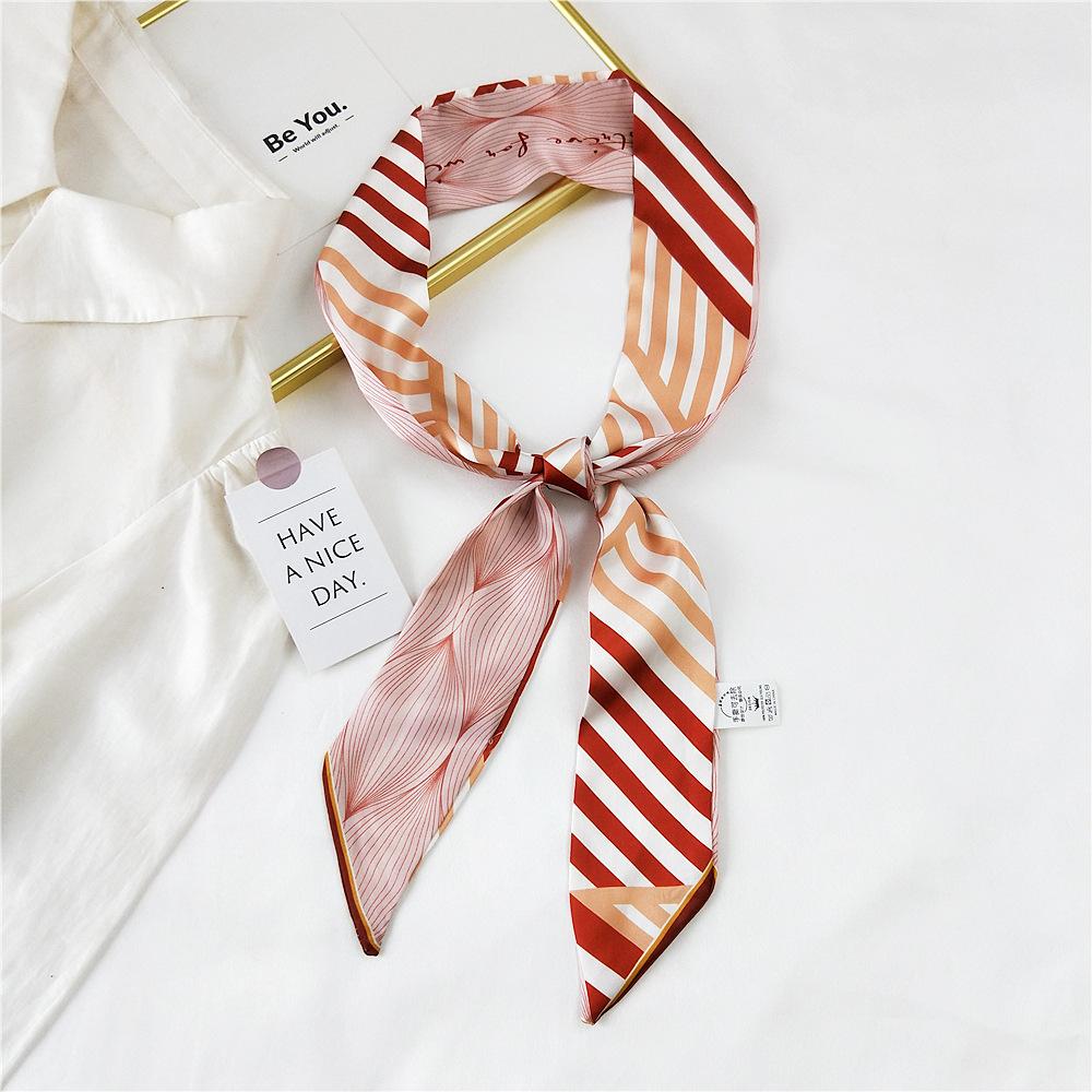 New Scarves Silk Scarves Women'S Spring And Autumn Season Long Decorative Professional Scarves Summer Thin Styles Paired With Shirts Stylish