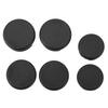 6Pcs Frame Hole Cover Caps Black Dust Resistant Waterproof Rugged Reliable Motorcycle Frame Hole