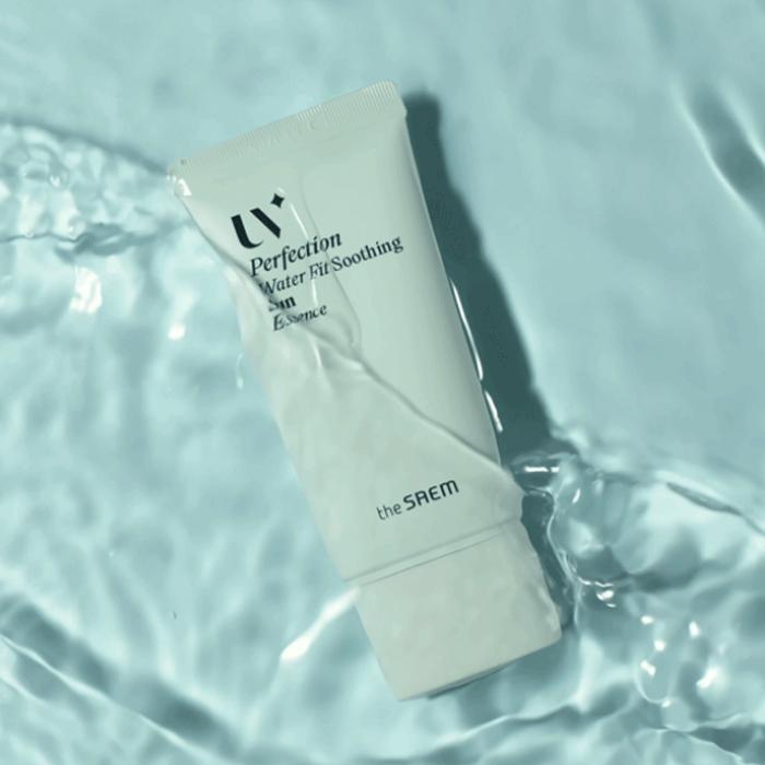 The Saem Успокаивающая солнцезащитная эссенция UV Perfection Water Fit (1 + 1) SPF 50+ PA++++ 50 мл*2 шт.