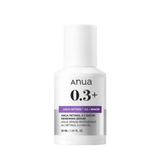 Anua Retinol 0.3 Niacin Renewing Serum 0.3% Retinol + Niacinamide Anti‑Aging Treatment 30ml