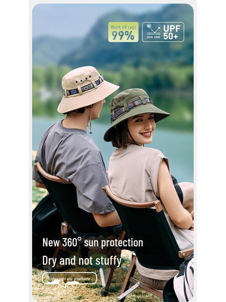 Унисекс УФ-защита быстросохнущая рыболовная шапка для активного отдыха - модель XMZ252