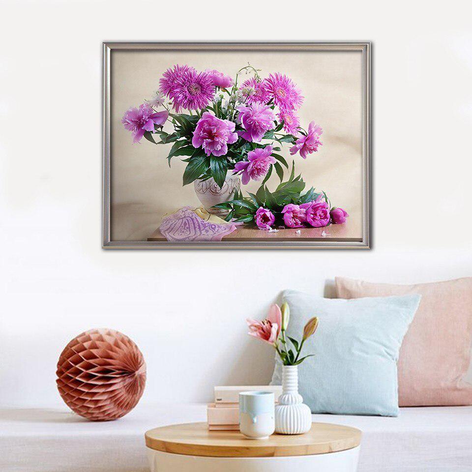 Цветы, краска с бриллиантами, сделай сам, алмазная вышивка, полный дисплей, Алмазная мозаика, картина из стразов, домашний декор