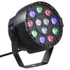 AC90-240V 12 LEDs Par Lights 8 Channel RGBW Color Mixing Stage Lighting with DMX Strobe & Sound