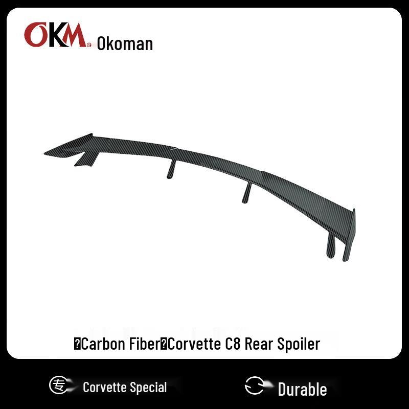 Chevrolet Corvette C8 (2020-2024) Tail Wing Spoiler for Modification