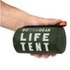 Палатка Go Time Gear Life, Аварийное укрытие для выживания на 2 человек, Трубчатая палатка, Тент для выживания со свистком и паракордом, Зеленый