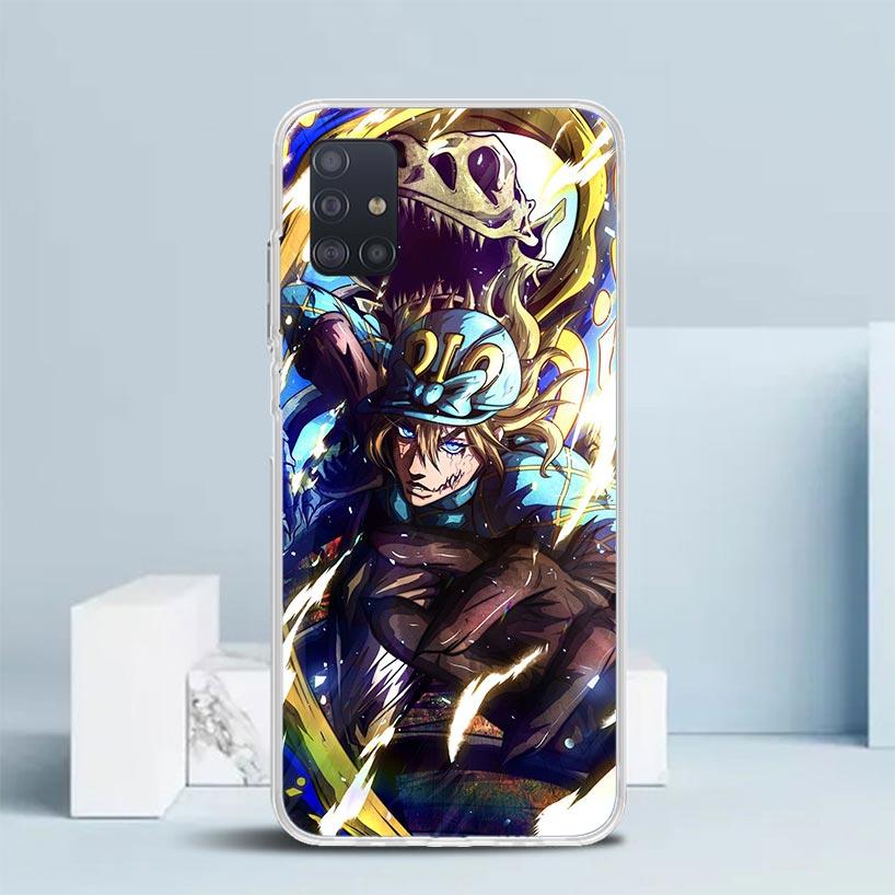 JoJo Adventure Дио Диего Брандо Мягкий чехол для Samsung Galaxy A12 A22 A32 A52 A72 A02S Чехол для телефона Note 20 Ultra 10 S10 Plus A51