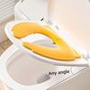 Брызгозащищенная детская подушка для сиденья унитаза, вспомогательное тренировочное складное сиденье-горшок для младенцев