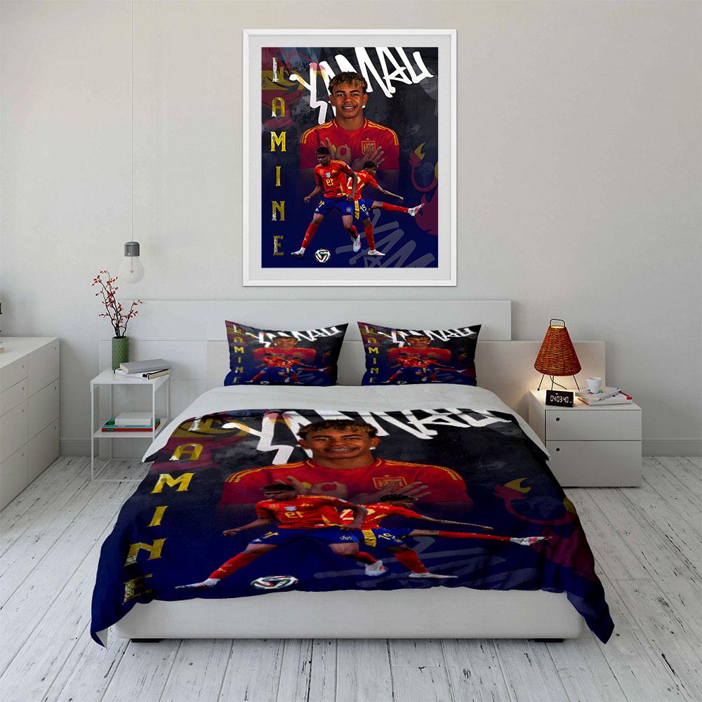 Dynamic football flair Bedding sets Duvet cover sets Duvet covers Pillowcases(1*Duvet Cover 2*Pillowcases without duvet insert)