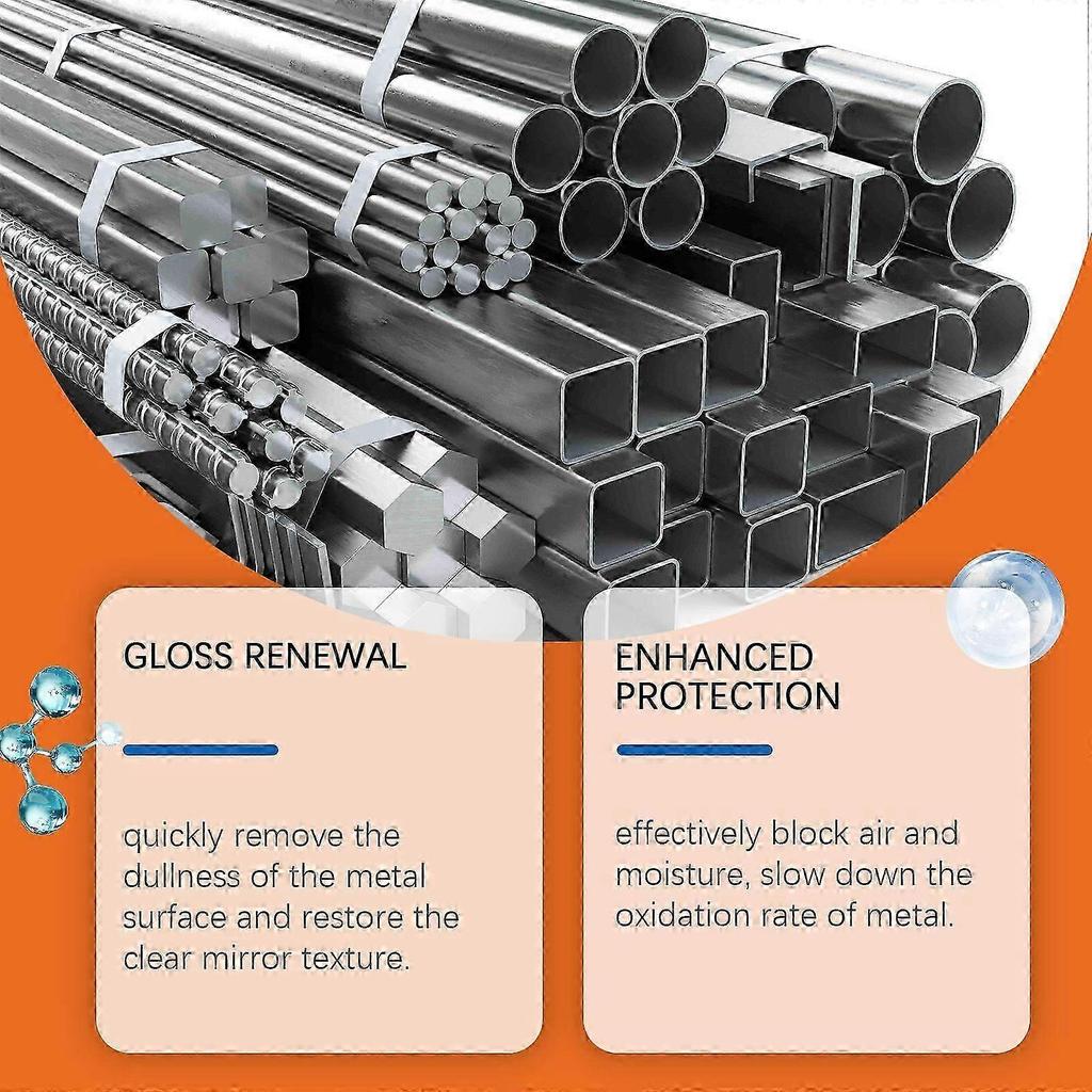 Metal Polishing Paste for Rust Prevention & Mirror Finish - Easy Clean & Protect