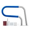 VEVOR Pool Rail, 78.8 X 55.8 Cm Pool Handrail, 100kg Load Capacity Heavy Duty 304 Stainless Steel Swimming Handrail, Detachable Nonslip Sleeve