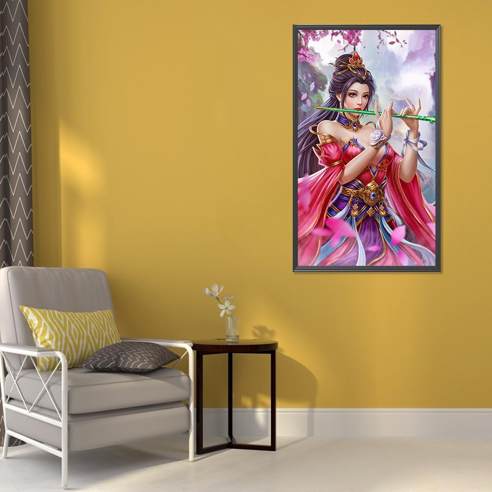 5D комплект алмазной живописи «сделай сам», мультяшная игра, женский полный круглый дрель, мозаика, картина, Настенный декор, стразы, художественные поделки, украшение дома