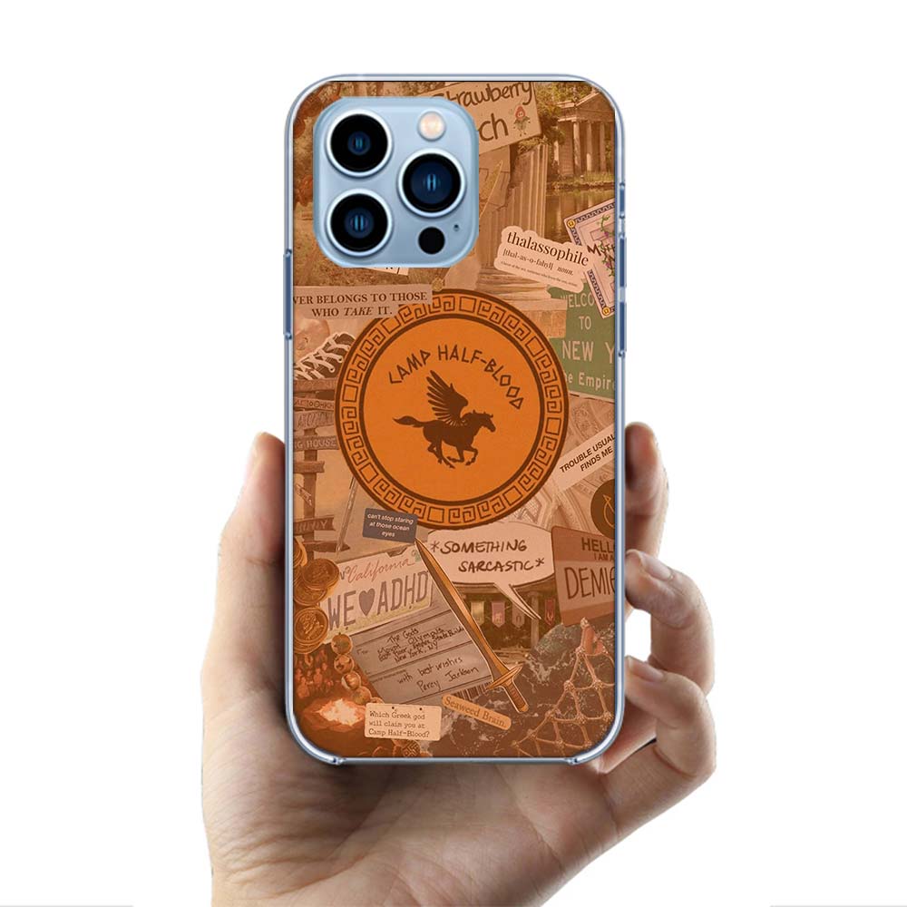 P-Percy J-Jackson Poseidon Camp Half-Blood Cases Phone Case For Iphone 17E 16E 17 Air 16 Pro Max 15 Pro 14 Plus 11 13 12 Mini Co
