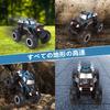 Radio Controlled Car for 4WD RC Remote Control Wireless 360 Birthday Car Gift Children, Off-Road, Amphibious, 4WD, Car, Car, Waterproof, 2.4GHz