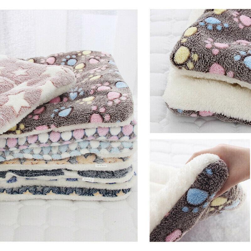 Pet Sleeping Mat Blanket Dog Cat Cushion Beds Mattres Puppy Warm Soft 3 Sizes