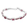 Серебряный браслет с натуральным рубином 12.29ct, вес изделия 13,39 гр (2166818)