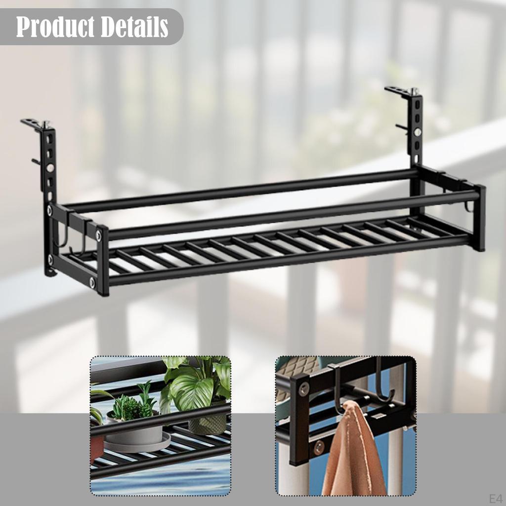 Балконный цветочный горшок с подвесным элементом, оконный ящик для балконного ограждения, подставка для комнатных растений