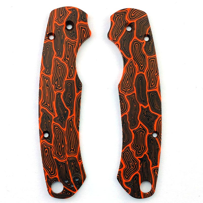 1 пара накладок на рукоятку из композитного материала G10 Damascus для ножа C81 Para 2 C81 Patch Material DIY Accessories
